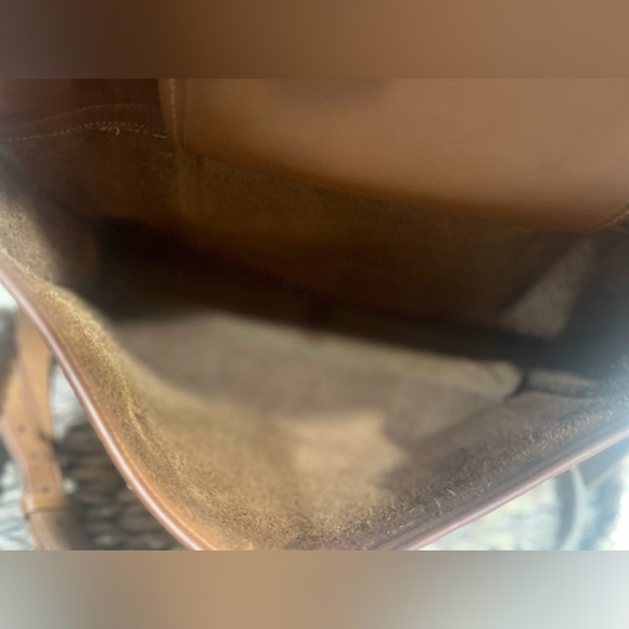 AUTHENTIC Vintage British Tan Leather Coach Briefcase-5264 Lexington 80s Unisex - Picture 8 of 12